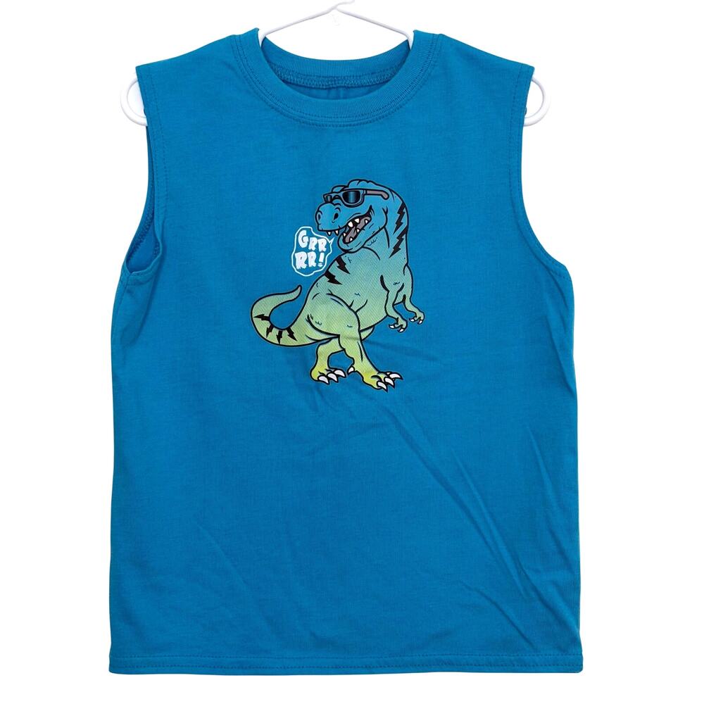 Garanimals Blue Dinosaur Muscle Tank Top Size 5T